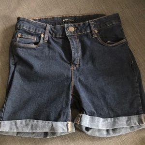 Blue notes amnesia denim shorts